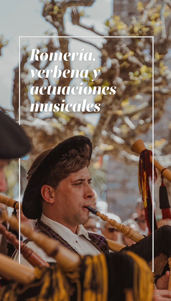 Romería, verbena y actuaciones musicales